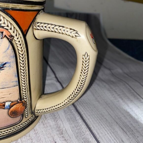 Budweiser USA 1992 vintage Olympic beer mug - Picture 3 of 7